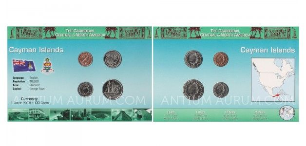 Sada oběžných mincí KAJMANSKÉ OSTROVY